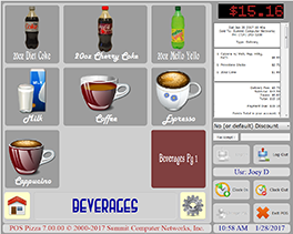 Premium POS Module Screen Sample